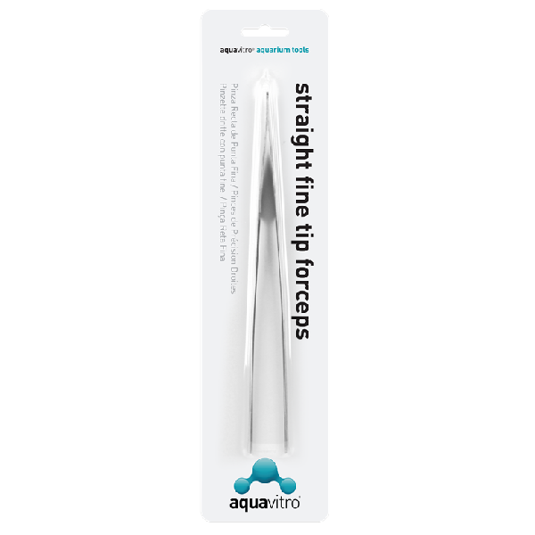 aquavitro Forceps Straight Fine Tip