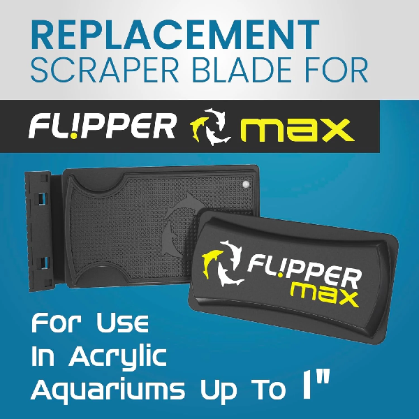 Flipper MAX ABS Replacement Blades- Acrylic Tanks - 3 Pack