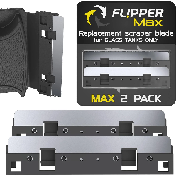 Flipper Cleaner MAX Stainless Steel Replacement Blades- 2 Pack